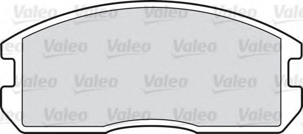 Комплект гальмівних колодок, дискове гальмо VALEO 598224