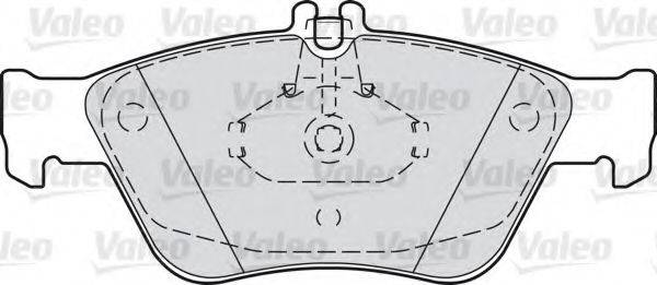 VALEO 598357 Комплект тормозных колодок, дисковый тормоз