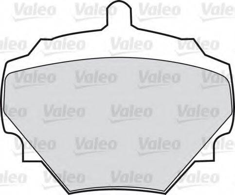 VALEO 598497 Комплект тормозных колодок, дисковый тормоз