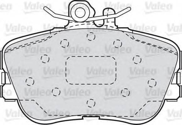 VALEO 540559 Комплект тормозных колодок, дисковый тормоз