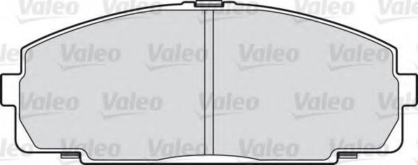 Комплект гальмівних колодок, дискове гальмо VALEO 598947