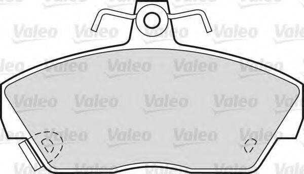 Комплект гальмівних колодок, дискове гальмо VALEO 540536