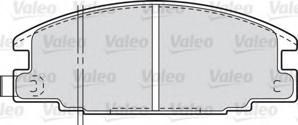 Комплект гальмівних колодок, дискове гальмо VALEO 551759
