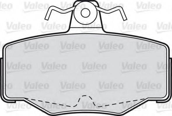 VALEO 598057 Комплект тормозных колодок, дисковый тормоз
