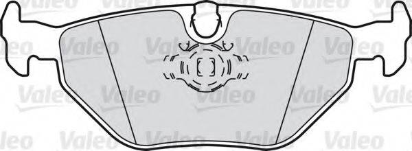 VALEO 551778 Комплект тормозных колодок, дисковый тормоз