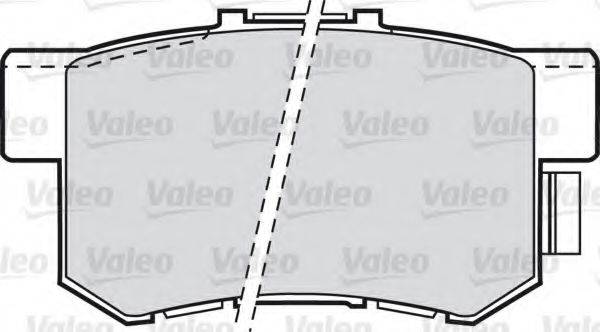 Комплект гальмівних колодок, дискове гальмо VALEO 598682