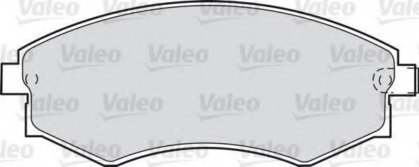 VALEO 598051 Комплект тормозных колодок, дисковый тормоз