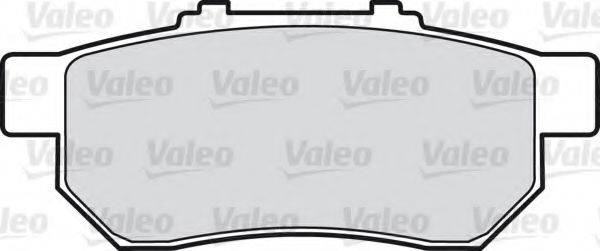 Комплект гальмівних колодок, дискове гальмо VALEO 598437