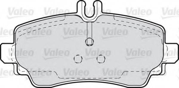 VALEO 598549 Комплект тормозных колодок, дисковый тормоз