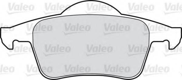 VALEO 598480 Комплект тормозных колодок, дисковый тормоз