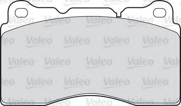 Комплект гальмівних колодок, дискове гальмо VALEO 598919