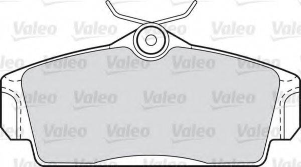 VALEO 598450 Комплект тормозных колодок, дисковый тормоз