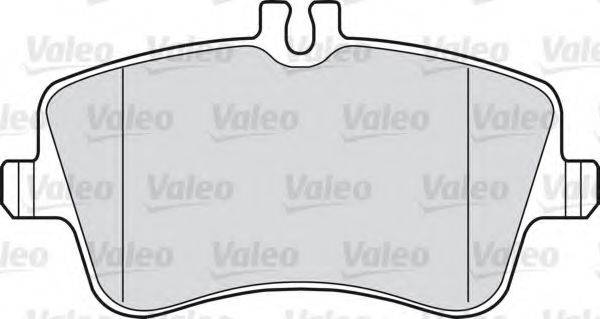 VALEO 598448 Комплект гальмівних колодок, дискове гальмо