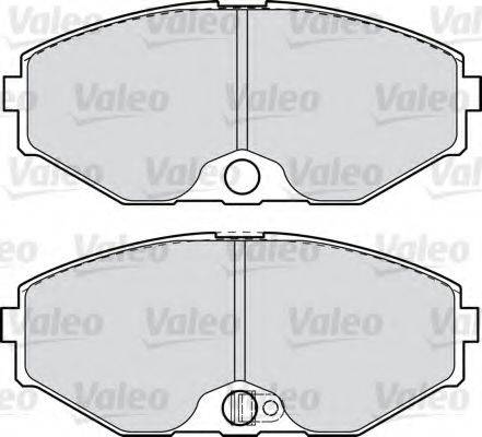 Комплект гальмівних колодок, дискове гальмо VALEO 598912