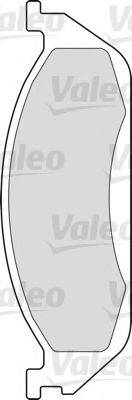 VALEO 598442 Комплект тормозных колодок, дисковый тормоз