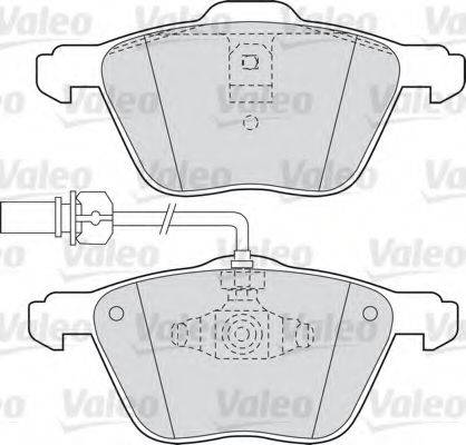 VALEO 598565 Комплект тормозных колодок, дисковый тормоз