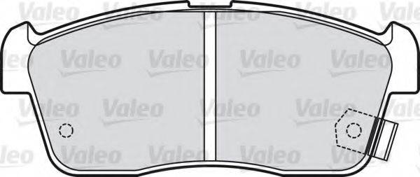 VALEO 598733 Комплект тормозных колодок, дисковый тормоз
