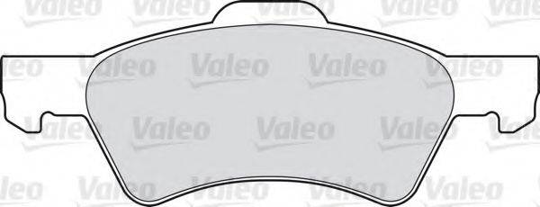Комплект гальмівних колодок, дискове гальмо VALEO 598415
