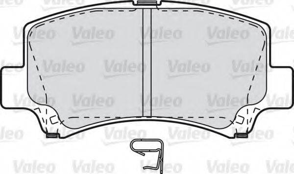 VALEO 598843 Комплект тормозных колодок, дисковый тормоз