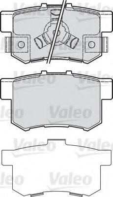 VALEO 601043 Комплект тормозных колодок, дисковый тормоз