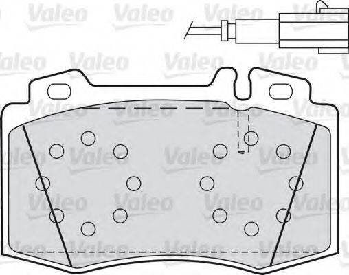VALEO 598659 Комплект тормозных колодок, дисковый тормоз
