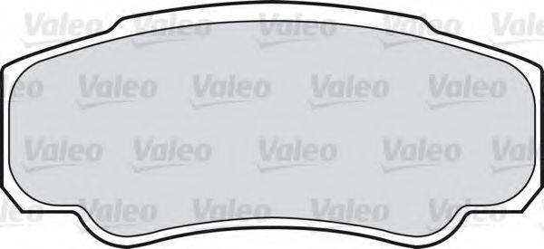 VALEO 598570 Комплект тормозных колодок, дисковый тормоз