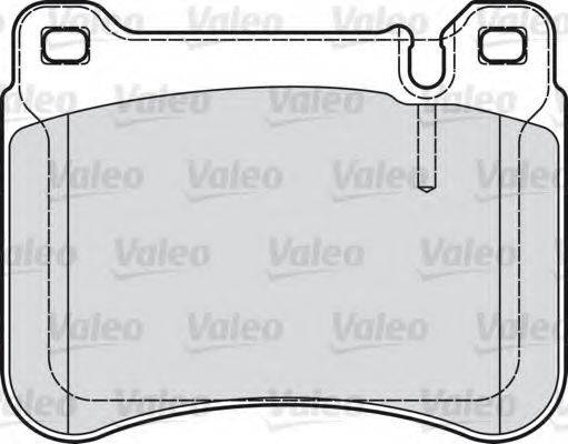 VALEO 601034 Комплект тормозных колодок, дисковый тормоз