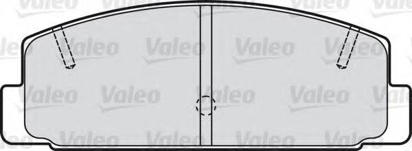 VALEO 598780 Комплект тормозных колодок, дисковый тормоз