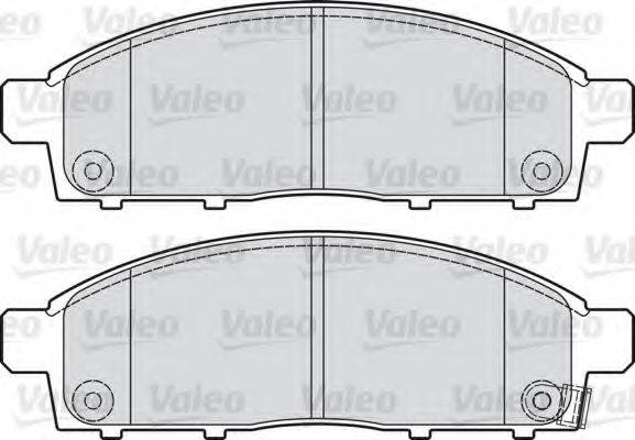 VALEO 598893 Комплект тормозных колодок, дисковый тормоз