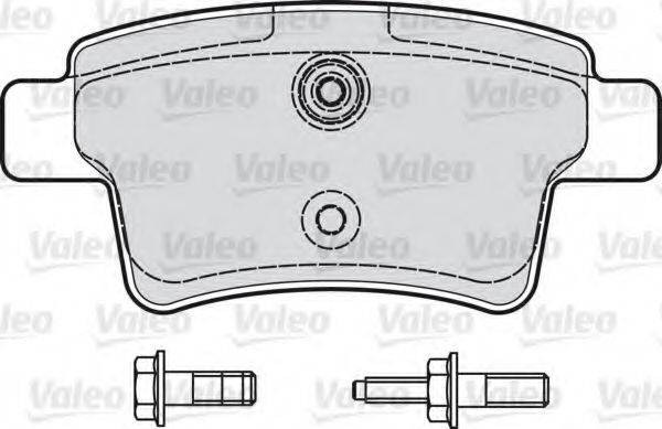 VALEO 598936 Комплект тормозных колодок, дисковый тормоз