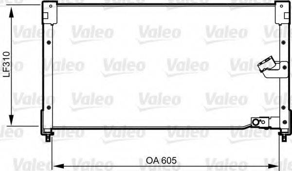 VALEO 817781 Конденсатор, кондиціонер