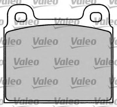 VALEO 597001 Комплект тормозных колодок, дисковый тормоз