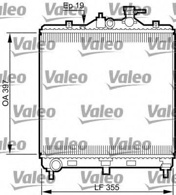 VALEO 735522 Радіатор, охолодження двигуна
