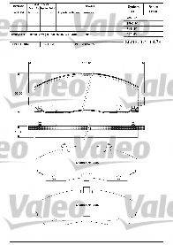 VALEO 601314 Комплект тормозных колодок, дисковый тормоз
