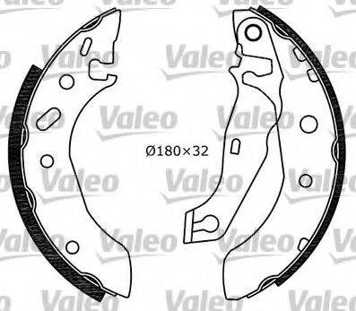 Комплект тормозных колодок VALEO 554741