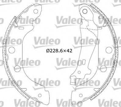 Комплект гальмівних колодок VALEO 554770