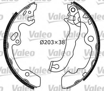 Комплект тормозных колодок VALEO 554772