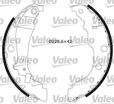 VALEO 553812 Комплект гальмівних колодок