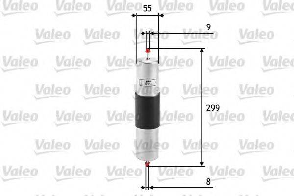 VALEO 587014 Топливный фильтр