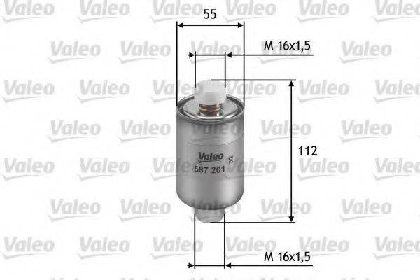 VALEO 587201 Топливный фильтр