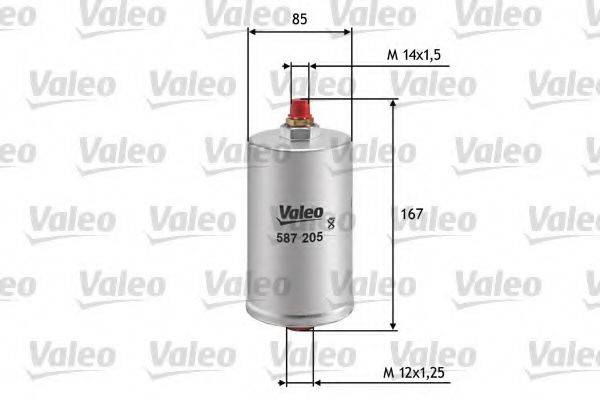 VALEO 587205 Топливный фильтр