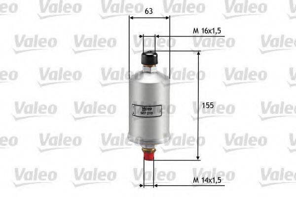 VALEO 587210 Топливный фильтр