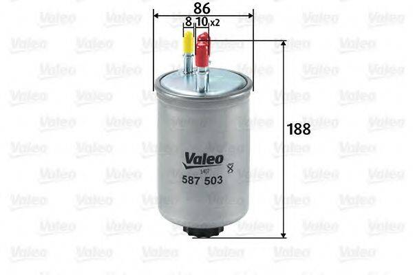 VALEO 587503 Топливный фильтр