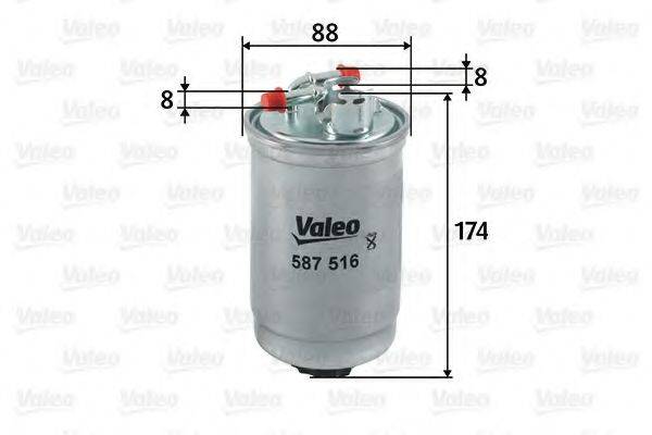 VALEO 587516 Топливный фильтр