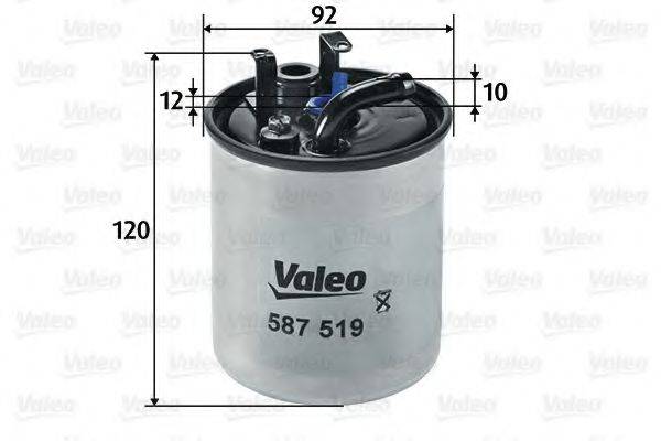 VALEO 587519 Топливный фильтр