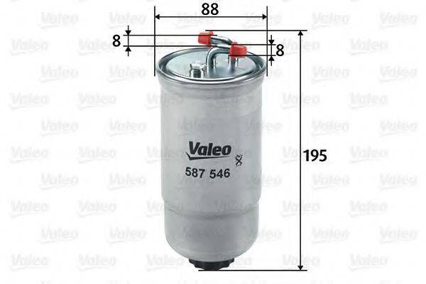 VALEO 587546 Топливный фильтр