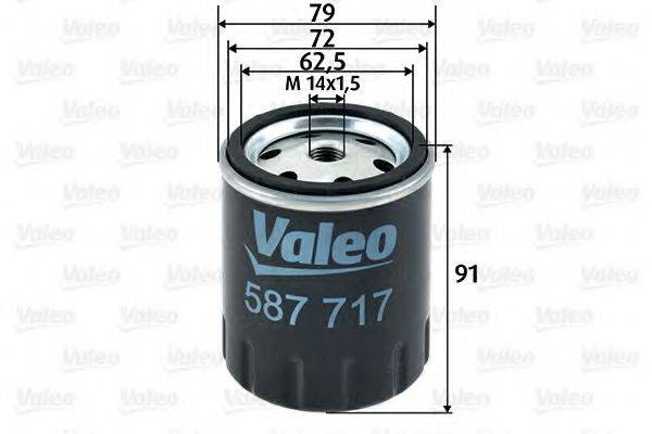 VALEO 587717 Топливный фильтр