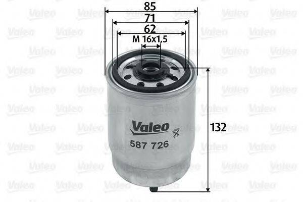 VALEO 587726 Топливный фильтр
