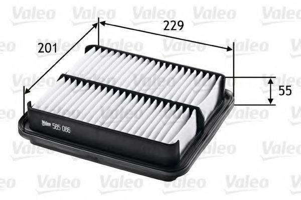 VALEO 585086 Воздушный фильтр