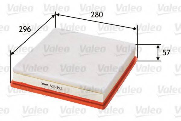 VALEO 585143 Воздушный фильтр